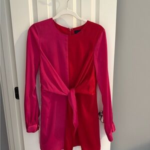REVOLVE Pink and Red Mini Dress